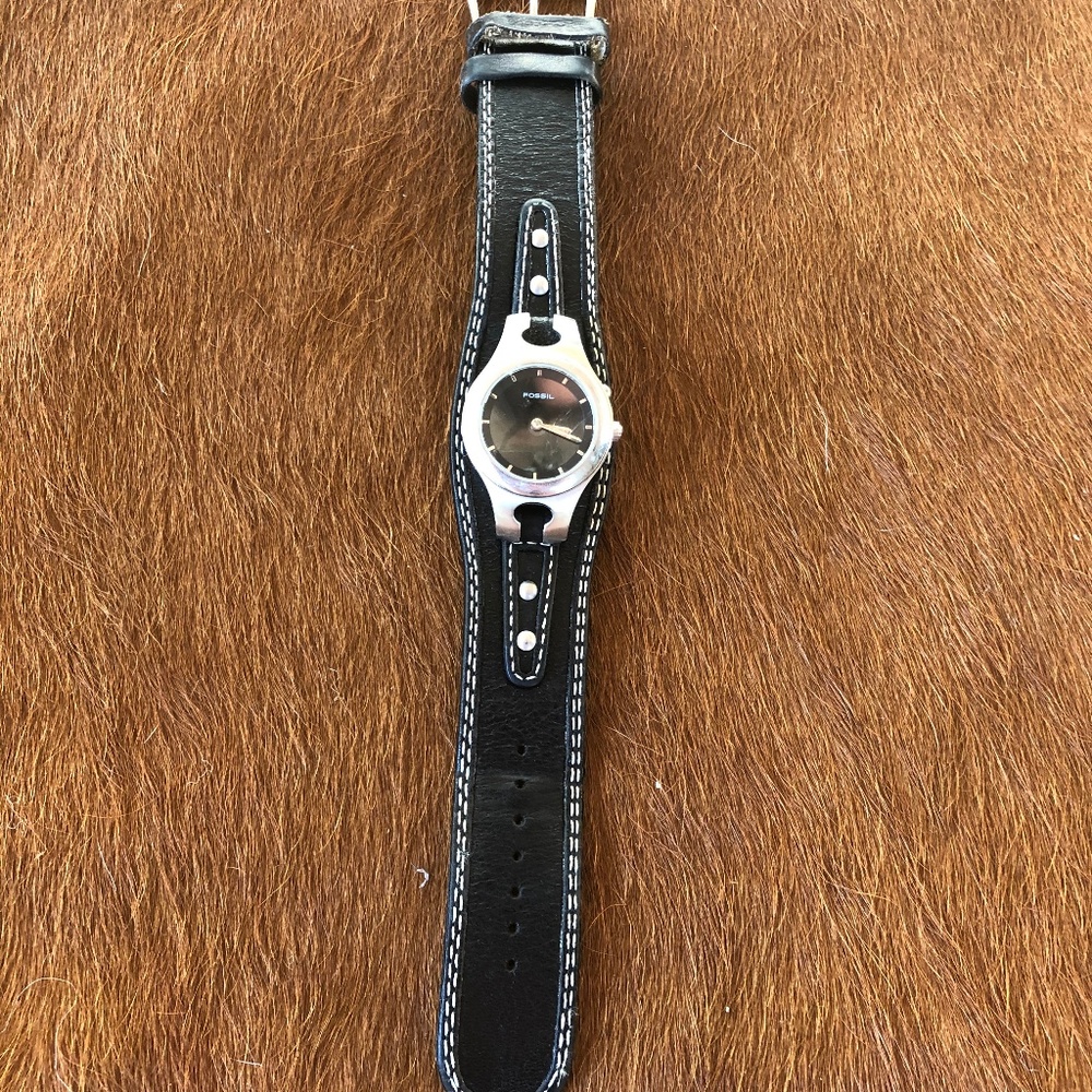 Genuine Leather Fossil Watch